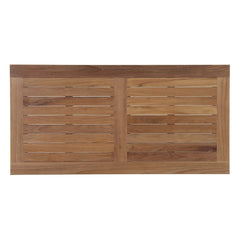 Marina Natural Outdoor Patio Teak Rectangle Coffee Table - Ornate Home