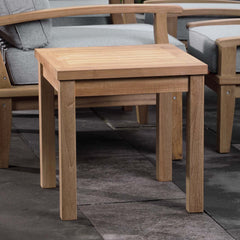 Marina Natural Outdoor Patio Teak Side Table - Ornate Home