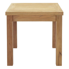 Marina Natural Outdoor Patio Teak Side Table - Ornate Home