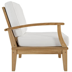 Marina Natural/White 7 Piece Outdoor Patio Teak Set - 70x150" - Ornate Home