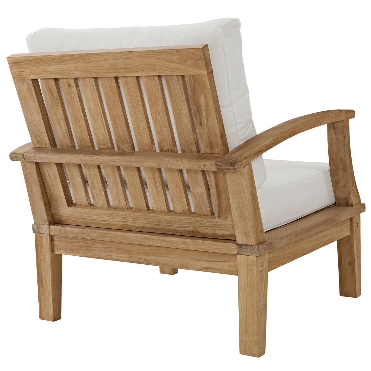 Marina Natural/White 9 Piece Outdoor Patio Teak Set - Ornate Home