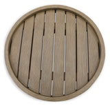 Marina Sun Beige Outdoor End Table - Ornate Home