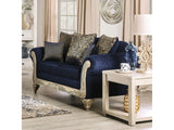 Marinella Royal Blue Loveseat - Ornate Home
