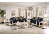 Marinella Royal Blue Sofa & Loveseat - Ornate Home