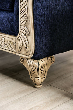 Marinella Royal Blue Sofa & Loveseat - Ornate Home