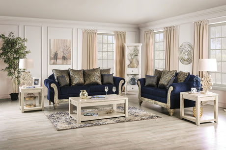 Marinella Royal Blue Sofa - Ornate Home
