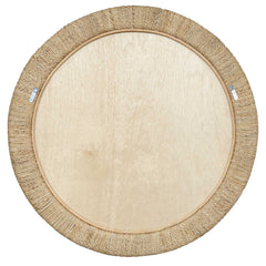 Mariner Brown Natural Round Mirror - Ornate Home