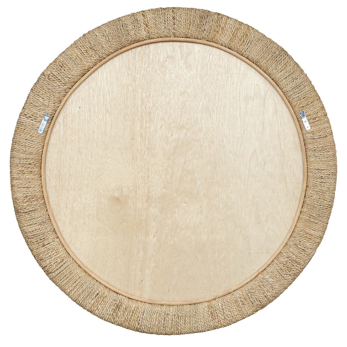 Mariner Brown Natural Round Mirror - Ornate Home
