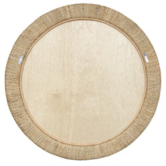 Mariner Brown Natural Round Mirror - Ornate Home