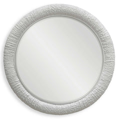 Mariner White Round Mirror - Ornate Home