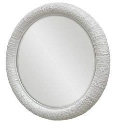 Mariner White Round Mirror - Ornate Home