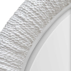 Mariner White Round Mirror - Ornate Home