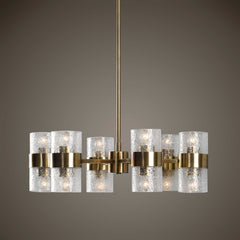 Marinot Brass 12 Light Chandelier - Ornate Home