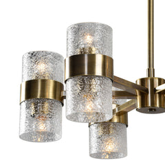 Marinot Brass 12 Light Chandelier - Ornate Home
