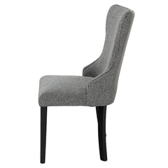 Marioly Gray Side Chair (Set of 2) - Ornate Home