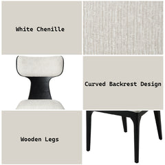 Marioly White Side Chair (Set of 2) - Ornate Home