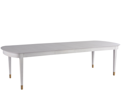 Marion Alabaster/Soft Gold Dining Table - Ornate Home
