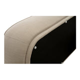 Marion Beige Rectangular Ottoman - Ornate Home