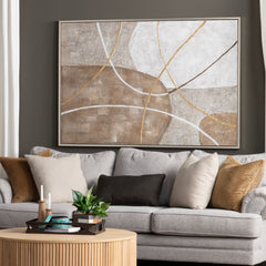 Marion Brown/Gold Canvas - Ornate Home