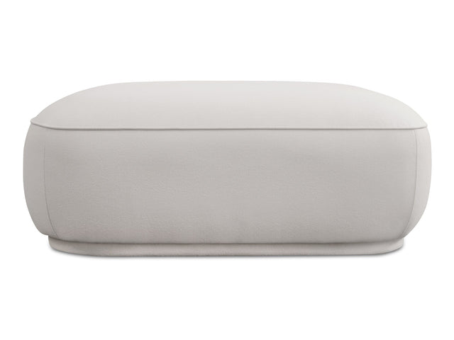 Marion White Square Ottoman - Ornate Home