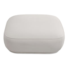 Marion White Square Ottoman - Ornate Home