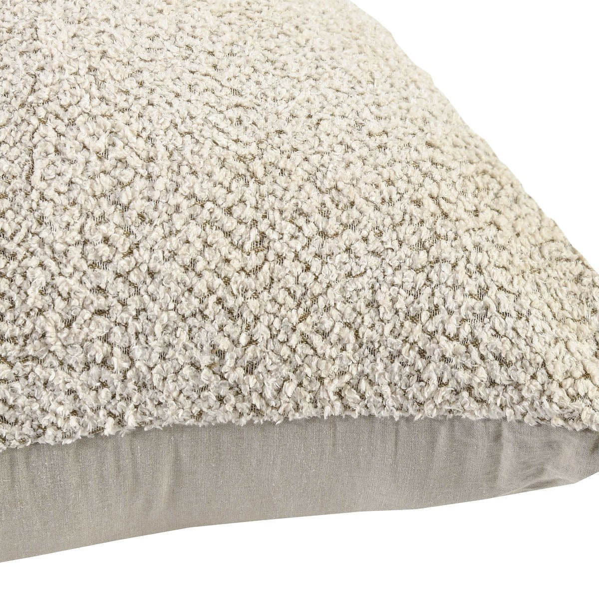 Maris Ivory/Natural Floor Cushion - Ornate Home