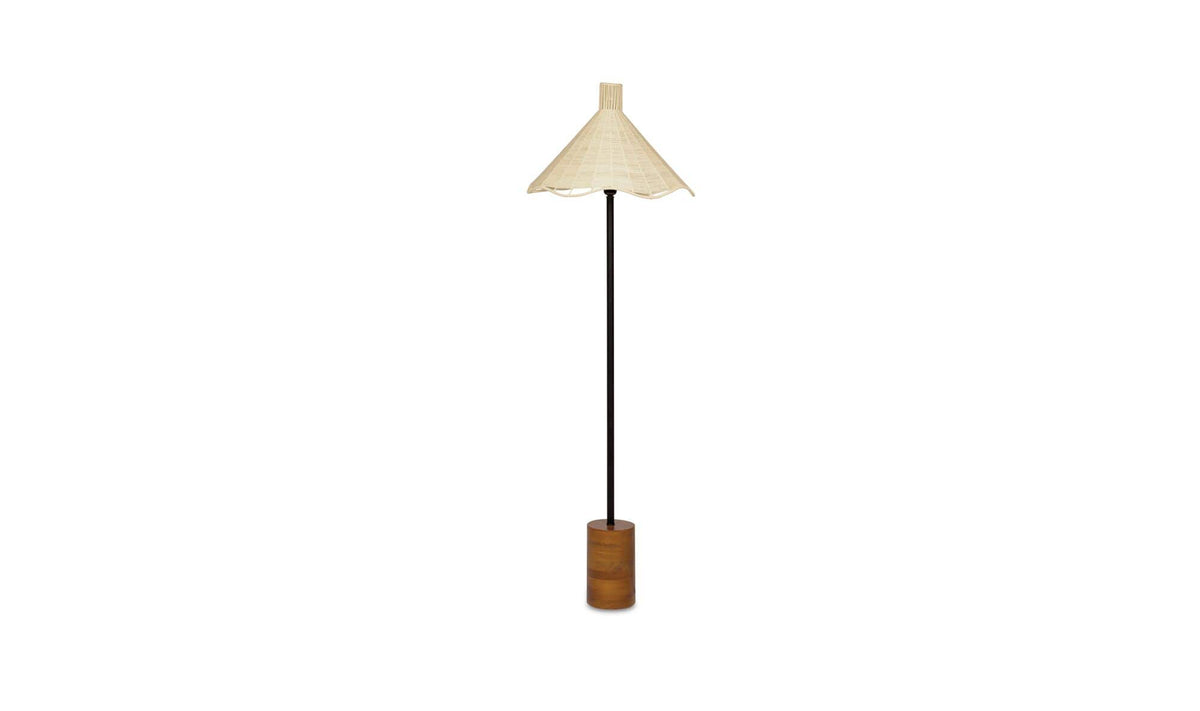 Maris Off White Floor Lamp - Ornate Home