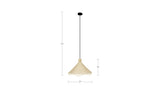 Maris Off White Pendant Lamp - Ornate Home