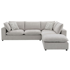 Marisa Beige Boucle Modular Ottoman - Ornate Home