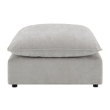 Marisa Beige Boucle Modular Ottoman - Ornate Home