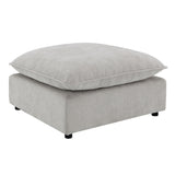 Marisa Beige Boucle Modular Ottoman - Ornate Home