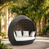 Marisol Brown & Beige Beach Daybed