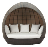 Marisol Brown & Beige Beach Daybed