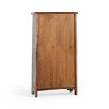Marisol Ocean Mist 2-Drawer 2-Door Tall Cabinet