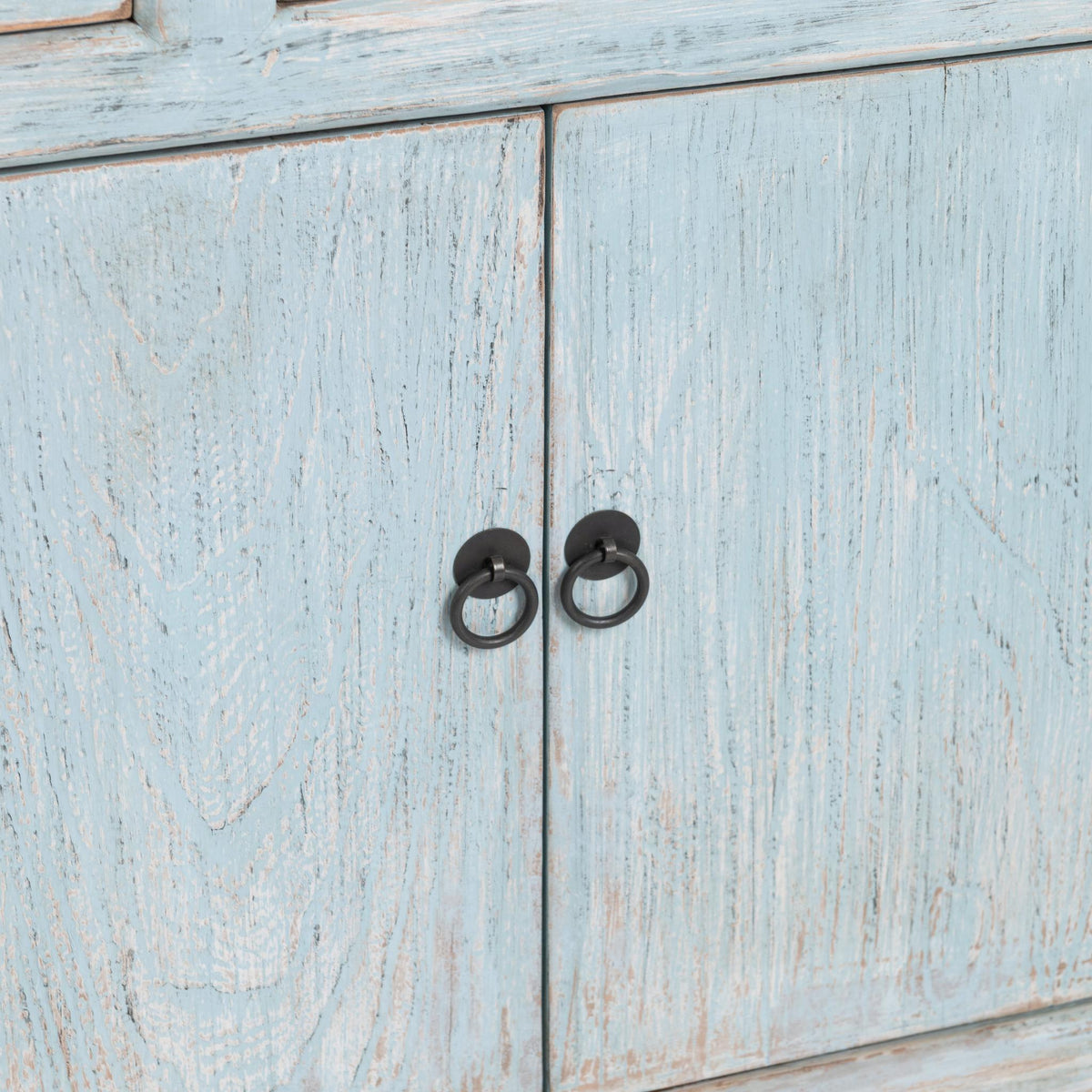 Marisol Ocean Mist 3-Drawer 4-Door Cabinet