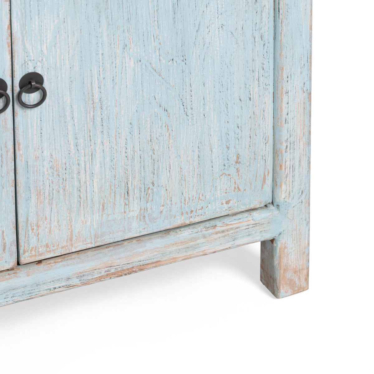 Marisol Ocean Mist 3-Drawer 4-Door Cabinet