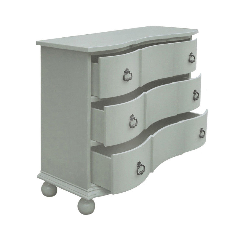 Marissa Beige 3 Drawer Chest - Ornate Home