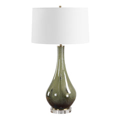 Marist Green/White Table Lamp - Ornate Home