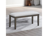 Marit Gray Bench - Ornate Home