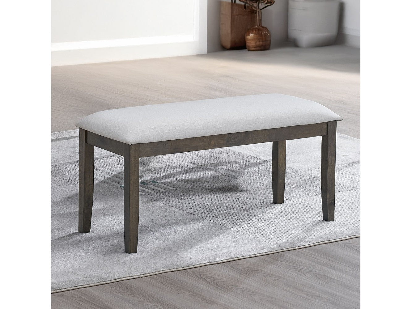 Marit Gray Bench - Ornate Home