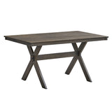 Marit Gray Dining Table - Ornate Home
