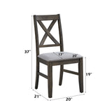 Marit Gray Side Chair (Set of 2) - Ornate Home