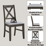 Marit Gray Side Chair (Set of 2) - Ornate Home