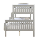 Marita Gray Bunk Bed (T/F) - Ornate Home