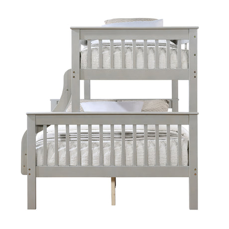 Marita Gray Bunk Bed (T/F) - Ornate Home