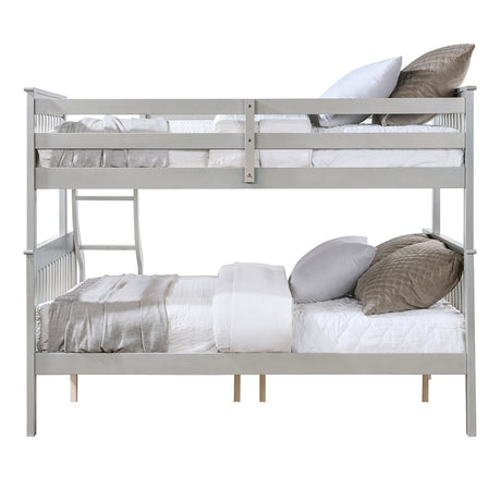 Marita Gray Bunk Bed (T/F) - Ornate Home