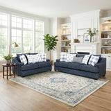Maritime White Loveseat - Ornate Home