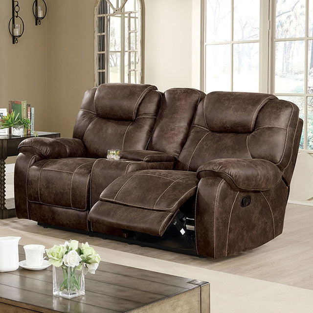 Marjorie Mocha Loveseat - Ornate Home