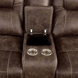 Marjorie Mocha Loveseat - Ornate Home