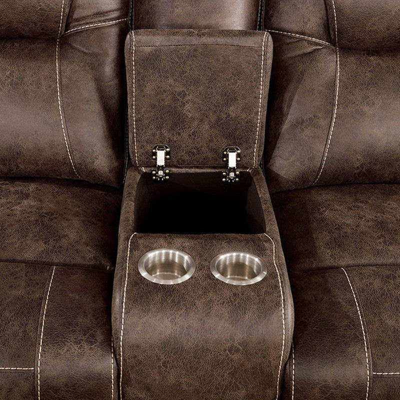 Marjorie Mocha Loveseat - Ornate Home